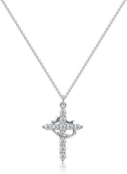 Cross Crown Necklace