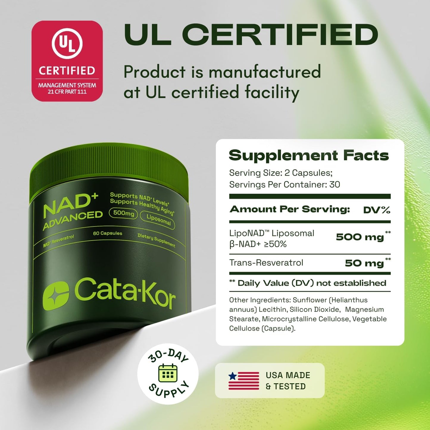 Liposomal NAD+ Resveratrol Boost™