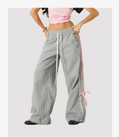 Bow Stripe Sweatpants