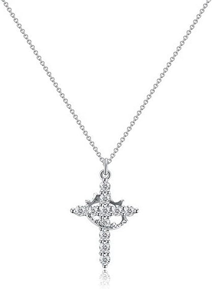 Cross Crown Necklace