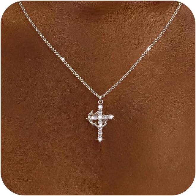 Cross Crown Necklace