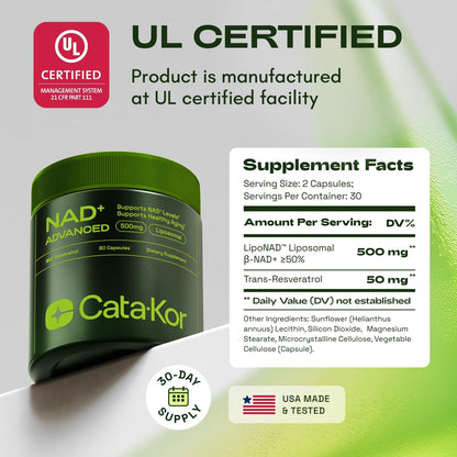 Liposomal NAD+ Resveratrol Boost™