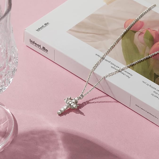 Cross Crown Necklace